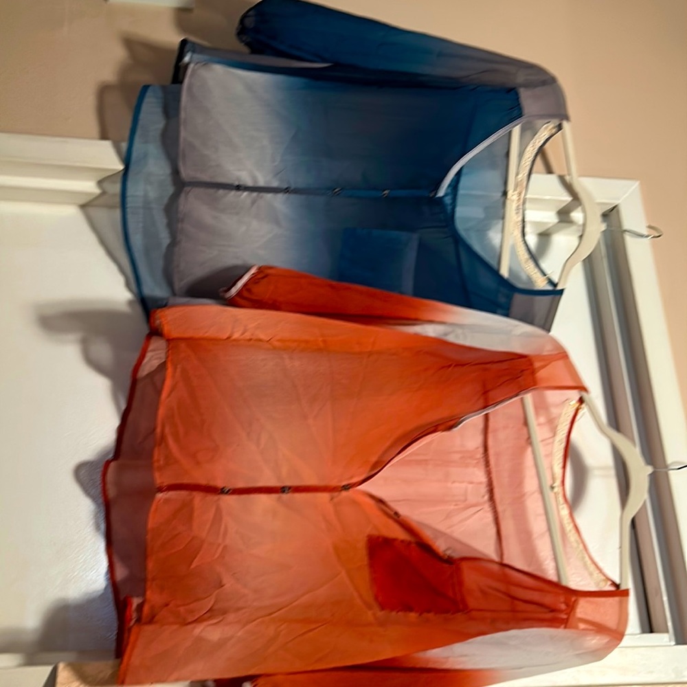 2for1.  Medium sheer blue/rust